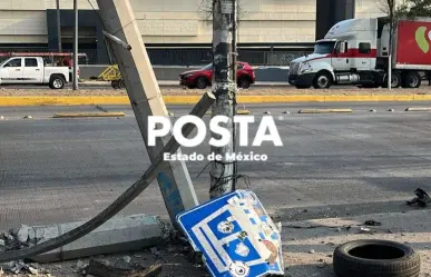 Fatal accidente en Coacalco: hombre muere al chocar contra poste