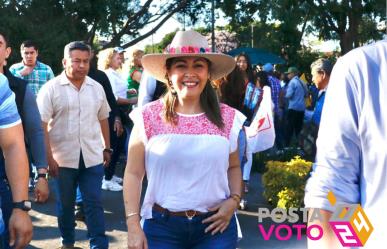 Lucy Meza lidera en la carrera por la gubernatura de Morelos