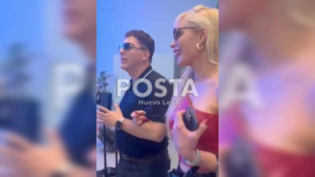 Con todo y nueva novia Cristian Castro ya está en Monterrey