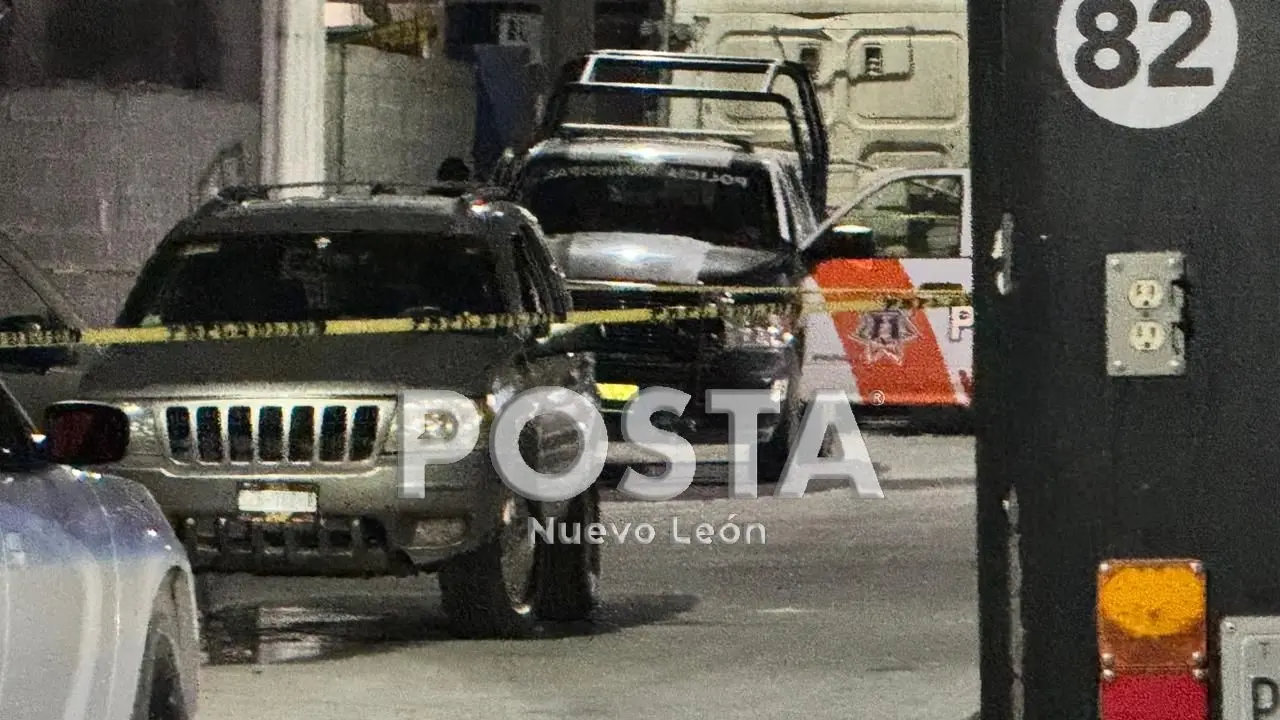 Elementos de seguridad en la zona de la ejecución. Foto: Raymundo Elizalde