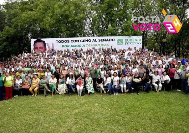 Contigo ganamos todos los tamaulipecos, le dicen a Eugenio Hernández