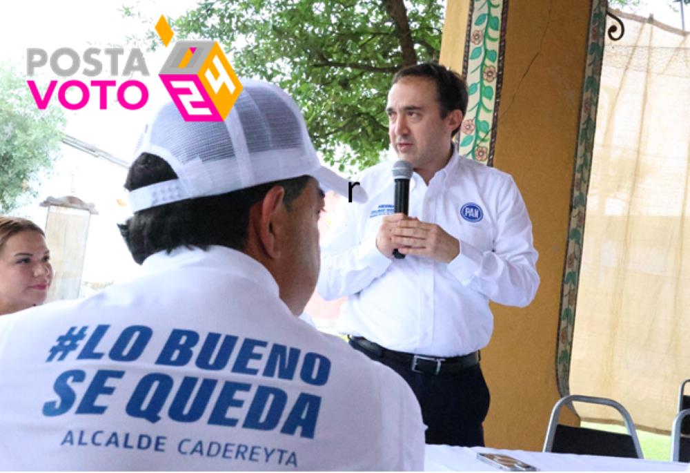 Marko Cortés respalda candidatura de Cosme Leal en Cadereyta