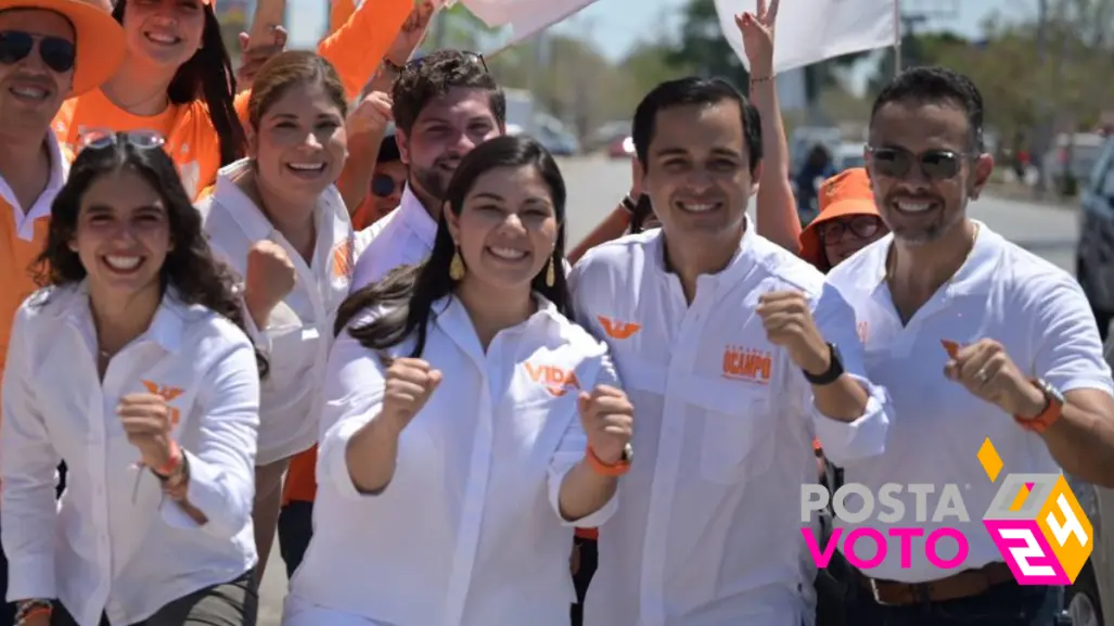 Vida Gómez y jóvenes candidatos naranjas promueven un mejor futuro para Yucatán