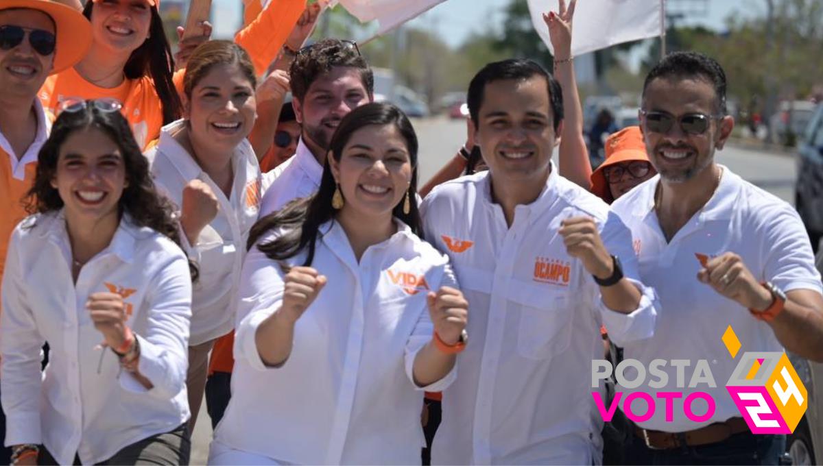 Vida Gómez saludó y presentó sus propuestas a los ciudadanos de la zona Fotos: Cortesía