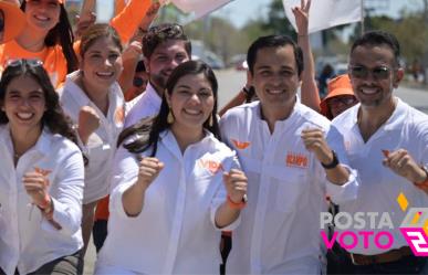 Vida Gómez y jóvenes candidatos naranjas promueven un mejor futuro para Yucatán