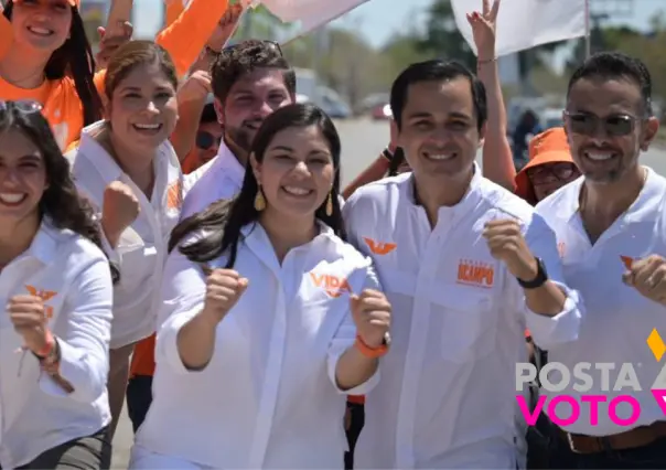 Vida Gómez y jóvenes candidatos naranjas promueven un mejor futuro para Yucatán