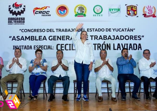 Cecilia Patrón recibe apoyo rumbo a las elecciones para la alcaldía de Mérida