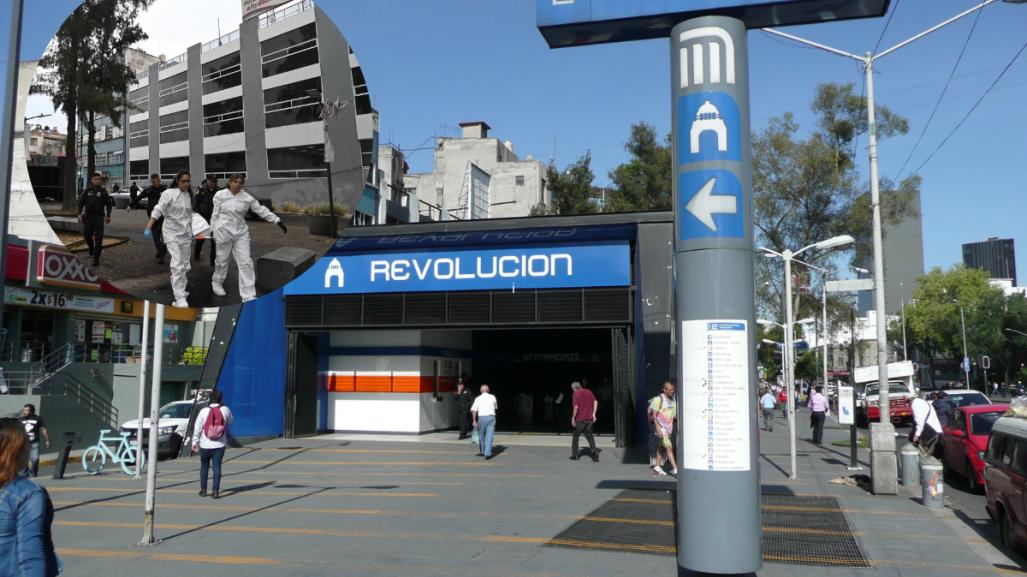 Asesinan a joven afuera del Metro Revolución tras posible riña