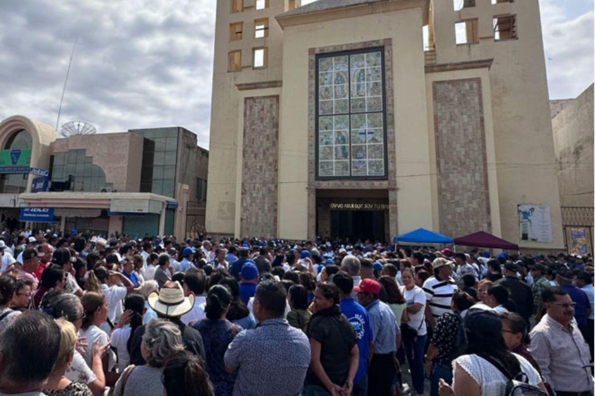 Despiden al candidato Noé Ramos en Ciudad Mante, Tamaulipas