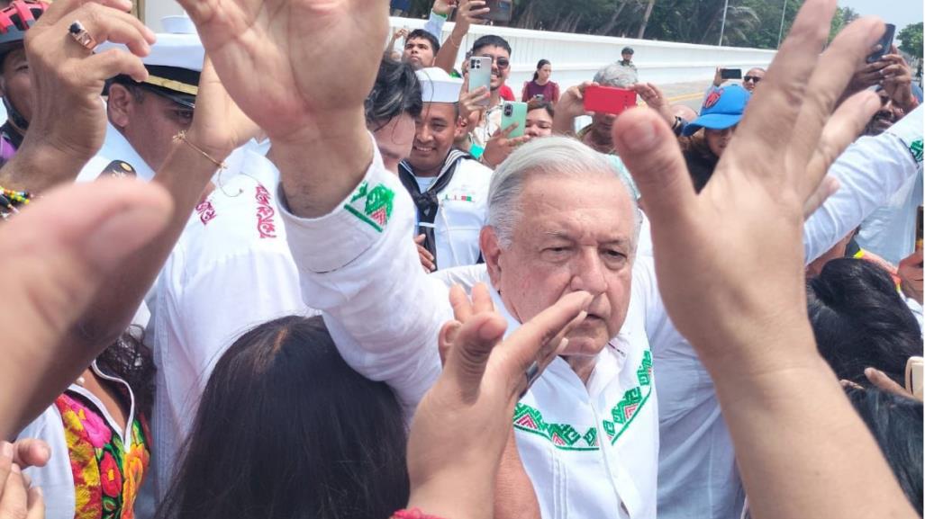 Arranca presidente Andrés Manuel López Obrador gira de supervisión en Veracruz