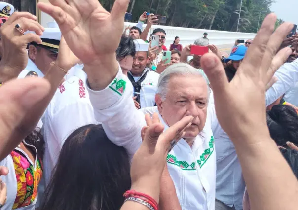 Arranca presidente Andrés Manuel López Obrador gira de supervisión en Veracruz