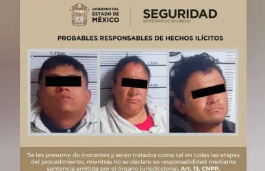 Detienen a tres personas por delitos contra la salud en Valle de Chalco