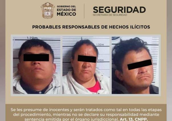 Detienen a tres personas por delitos contra la salud en Valle de Chalco