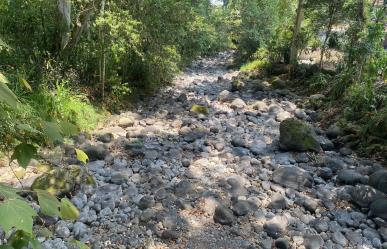 Sequía en abril: La falta de agua en ríos de Veracruz preocupa a residentes