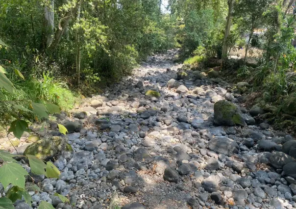 Sequía en abril: La falta de agua en ríos de Veracruz preocupa a residentes