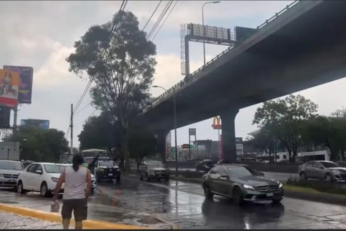 Fuertes lluvias en la CDMX Foto: X(Twitter) @porktendencia