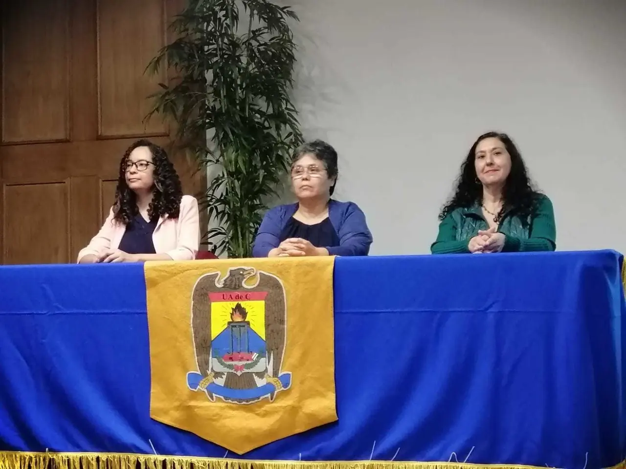 Se brindó una rueda de prensa para informar sobre las acciones ambientales de la universidad. (Fotografía: Claudia Almaraz)