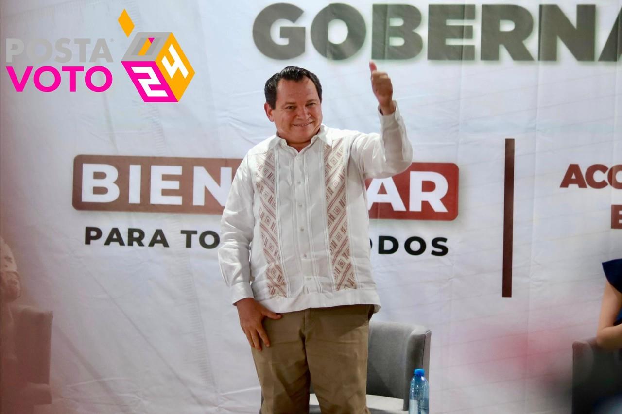 Huacho propuso transformar el Instituto del Deporte en el Instituto de Cultura Física de Yucatán para abarcar la educación física y la política de cultura física y deportiva.- Foto cortesía