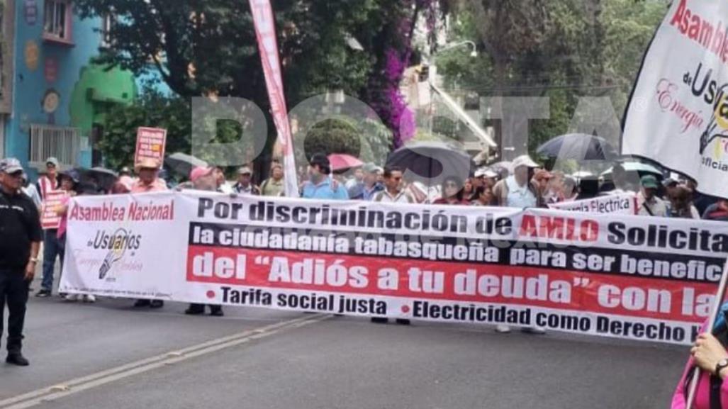 Marcha la ANUEE exigiendo cumplimiento de promesas eléctricas