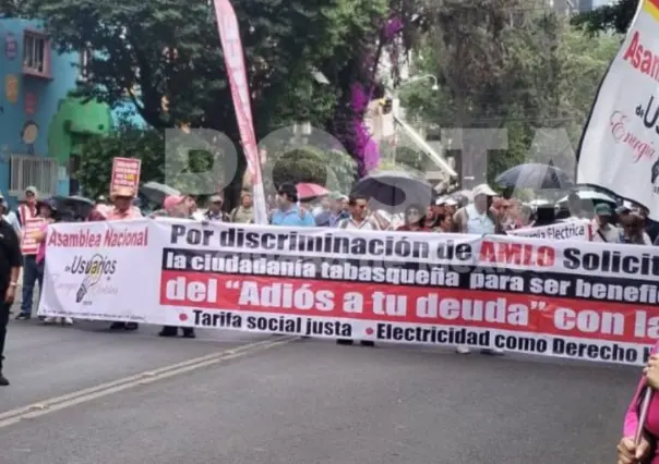 Marcha la ANUEE exigiendo cumplimiento de promesas eléctricas