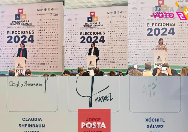 Candidatos a la presidencia firman Pacto por la Primera Infancia