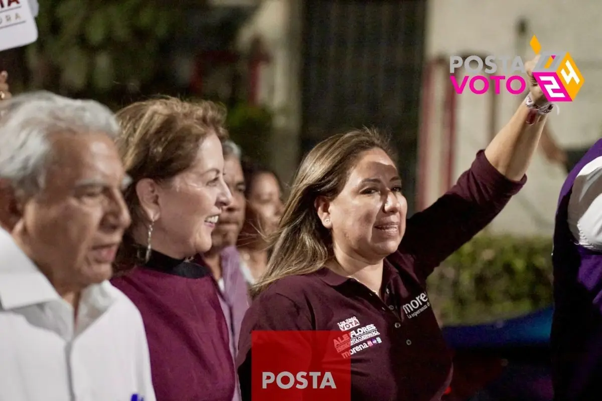 Alejandra Flores, candidata de Morena en Cuernavaca, aseguró que de llegar a ser alcaldesa involucraría a la capital del estado en el esquema de seguridad estatal Foto: David Monroy