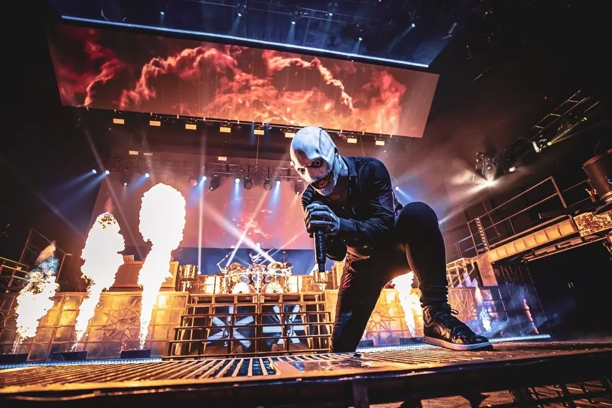 Slipknot en concierto en Estados Unidos Foto: X(Twitter) @slipknot