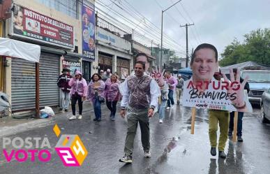 Va Arturo Benavides por un mejor drenaje pluvial en Guadalupe