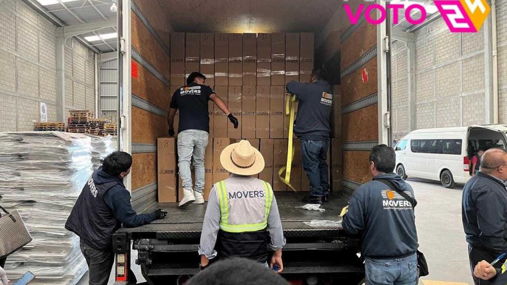 Comienza distribución de material para emitir el voto en Edomex (VIDEO)