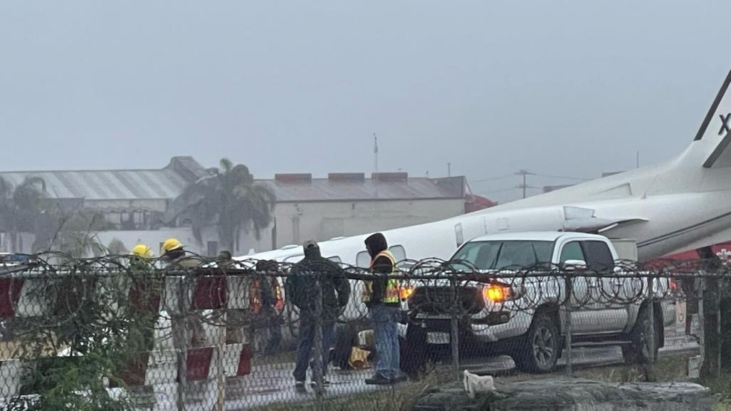 Se despista avioneta en el Aeropuerto del Norte; no hay lesionados