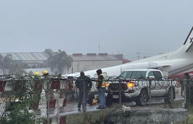 Se despista avioneta en el Aeropuerto del Norte; no hay lesionados