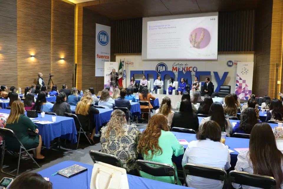 Primer presentación de la Red de Candidatas del Edomex, organizado por el IEEM. Imagen: IEEM.