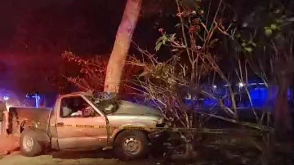 Fallece tras chocar contra un árbol en la vía Oxkutzcab -Akil