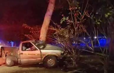 Fallece tras chocar contra un árbol en la vía Oxkutzcab -Akil