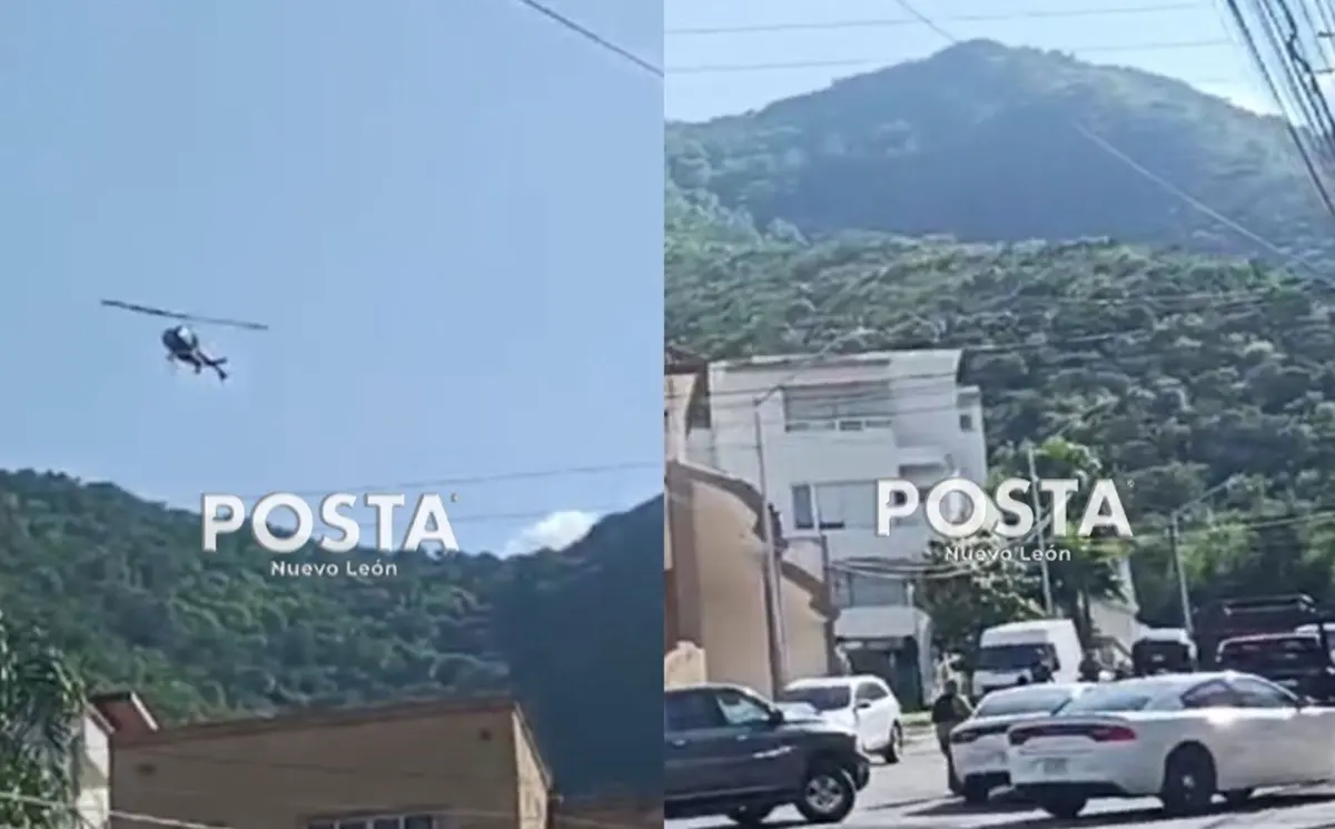 Alarma despliegue de autoridades a vecinos del sur de Monterrey