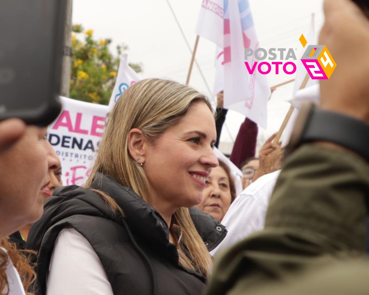 Ale Cárdenas, visitó por segunda vez la colonia Libertad en Ciudad Victoria. Foto: Ale Cárdenas