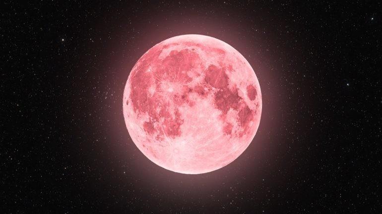 La SuperLuna Rosa marca la cuenta regresiva para el verano. Getty Images.