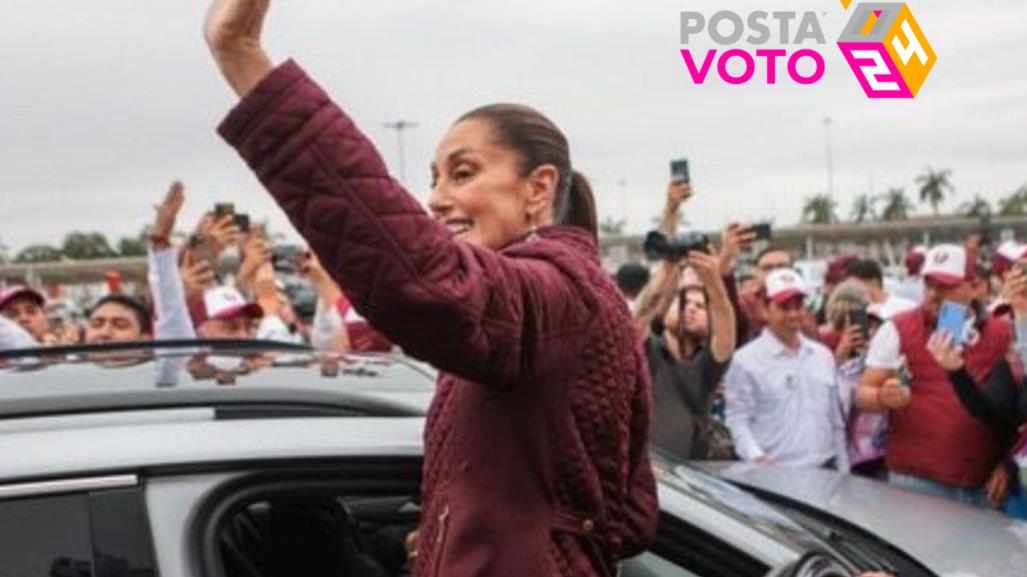 Reciben jovenes a Claudia Sheinbaum en Tampico