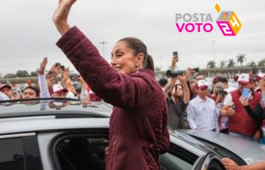 Reciben jovenes a Claudia Sheinbaum en Tampico