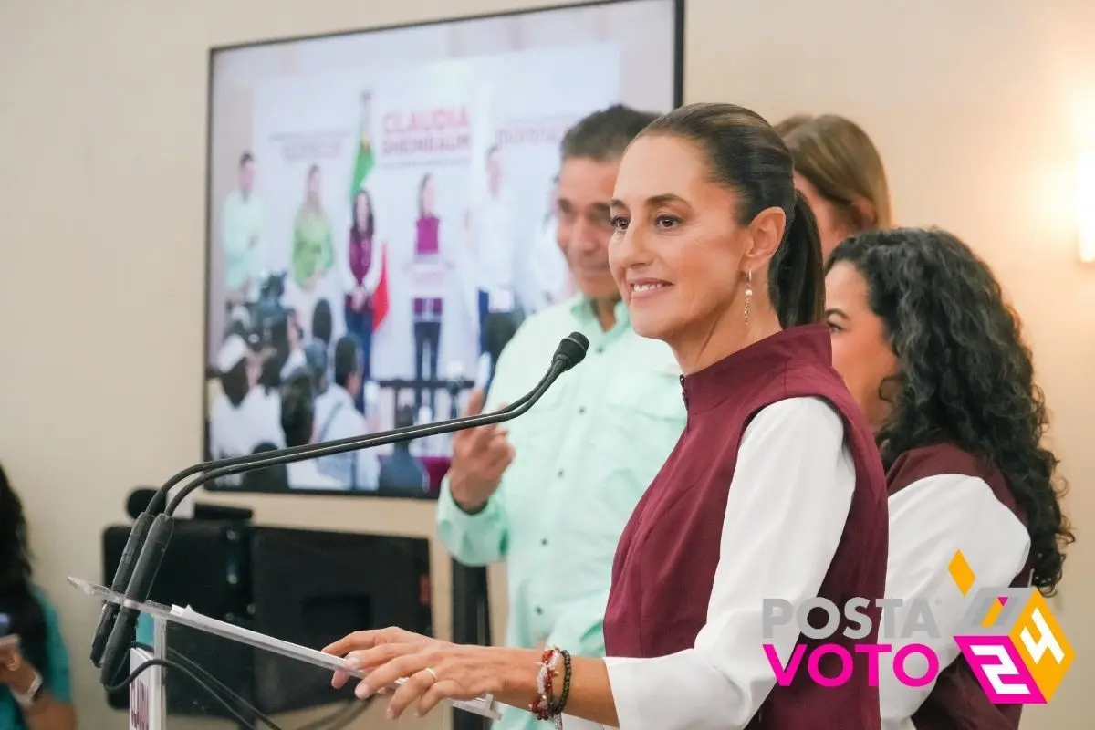 Claudia Sheinbaum, aspirante presidencial de Sigamos Haciendo Historia visita Tampico, Tamaulipas. Foto: Equipo de campaña