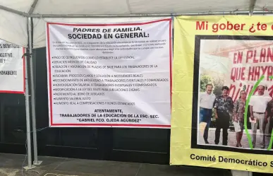 ¡Va de nuevo! Toman docentes la oficina de la Secretaría de Finanzas