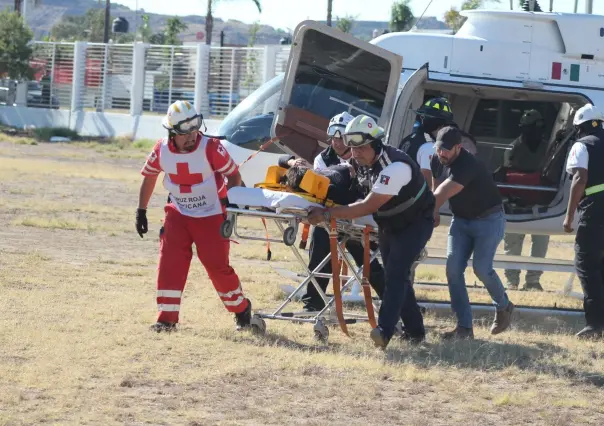 Se complica embarazo en niña de 13 años; requirió una ambulancia aérea