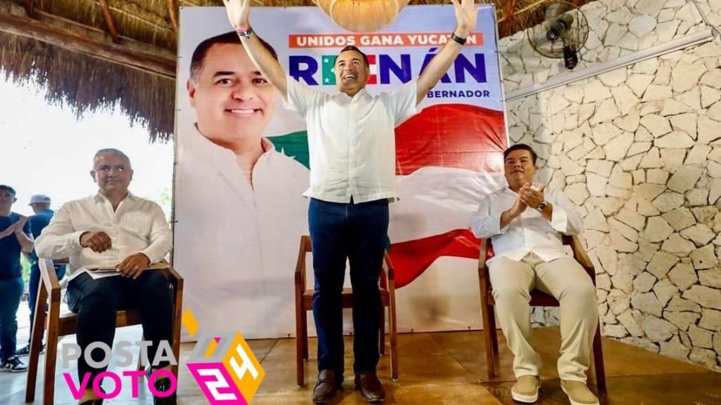 Renán Barrera recibe respaldo de emprendedores que migran e invierten en Yucatán