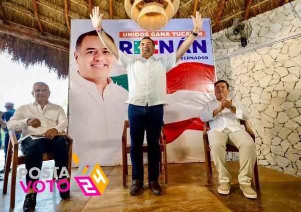 Renán Barrera recibe respaldo de emprendedores que migran e invierten en Yucatán