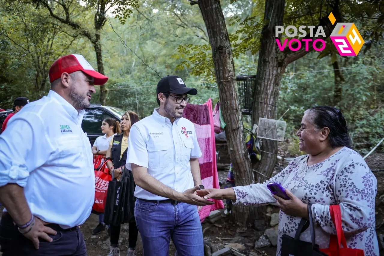 Durante un recorrido por La Cieneguilla, De la Peña Marroquín explicó su plan de trabajo, que incluye la construcción de nuevos nichos y una capilla. Foto: Especial.