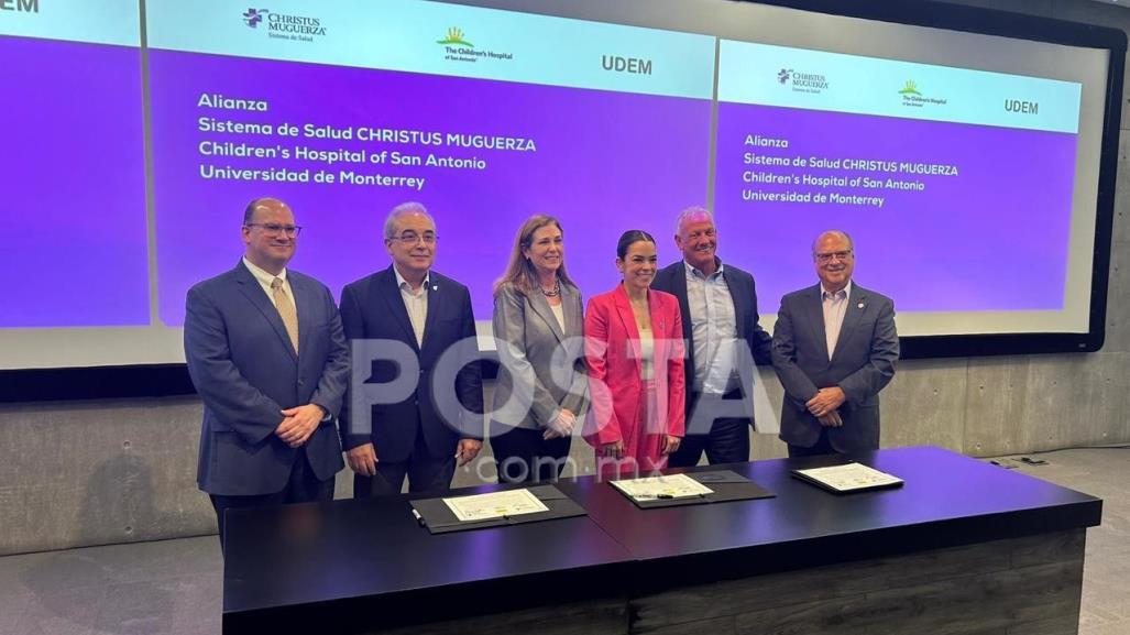 Christus Muguerza, UDEM y Children’s Hospital firman convenio académico