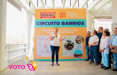 Cecilia Patrón, presentó el “Circuito Barrios” en el centro histórico