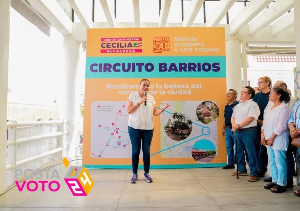 Cecilia Patrón, presentó el “Circuito Barrios” en el centro histórico