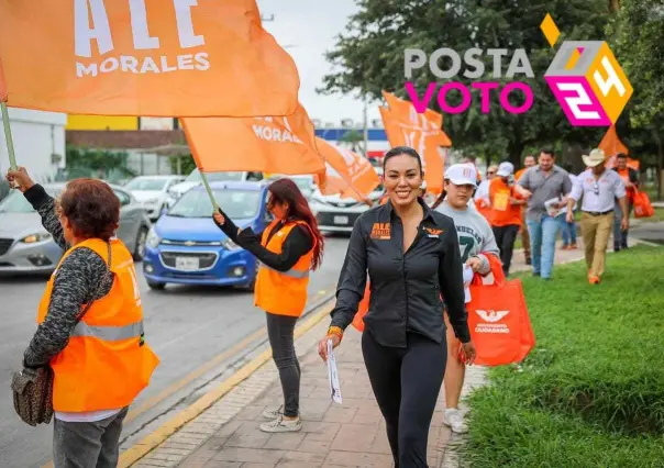 Tendrá San Nicolás seguridad y calles sin baches: Ale Morales