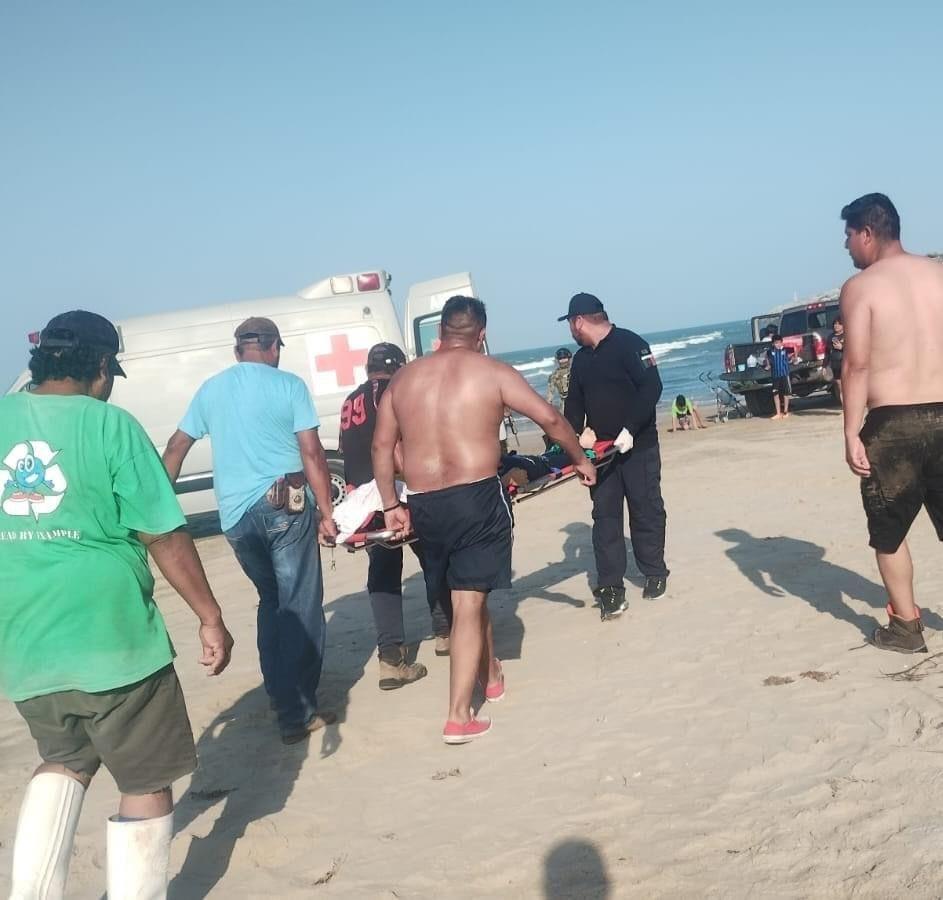 Paseo en la playa del Mezquital termina en tragedia